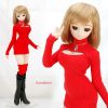 T55DAN-29SDDD +˹ Open Chest Sweater Set # Red ֿ