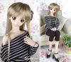 Top Outfits (DAN-02-01) Black Stripe