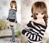 Top Outfits (DAN-03-01) Black Wide Stripe