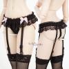 H111WB-05BDD ٥ȥȥå Sexy Lace Underwear W/Garter Belt Set(LDy) #  Black