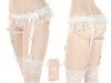 S28WB-06WSDDD ٥ȥȥå Sexy Lace Underwear W/Garter Belt Set #  White
