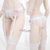 H79WB-05WLDD ٥ȥȥå Sexy Lace Underwear W/Garter Belt Set (S~L) #  White