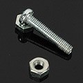 DD ͥ Screw + Flush Nuts x 10 Sets