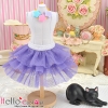 174PD-07BlythePullip û塼ܡ륹Tulle Ball Mini Skirt # 翧 Purple