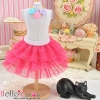 181PD-12BlythePullip û塼ܡ륹Tulle Ball Mini Skirt # ǻԥ Deep Pink