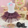 185PD-15BlythePullip û塼ܡ륹Tulle Ball Mini Skirt # Хå Violet