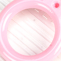 【A3】II．Blythe Pull Ring（Round）# Pink ピンク